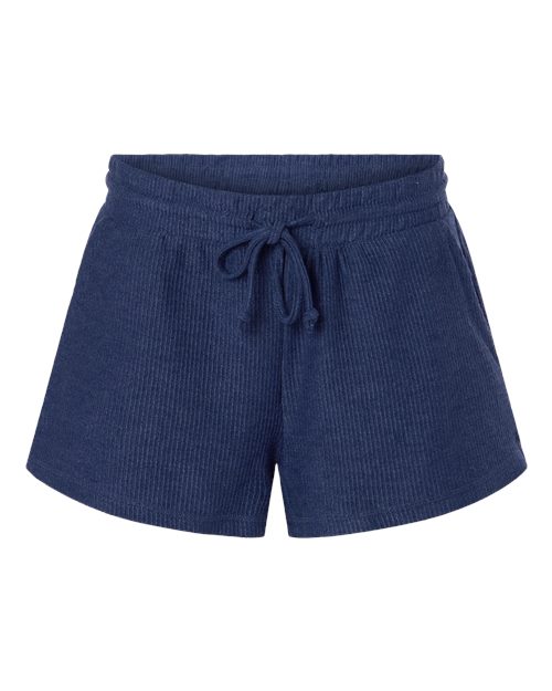 Women's Rib Knit Corded Shorts – Front