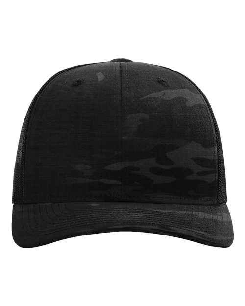Printed Tactical Trucker Cap – Front