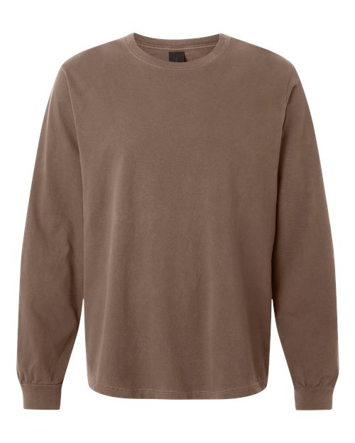 Unisex Heavyweight Garment-Dyed Long Sleeve Tee – Front