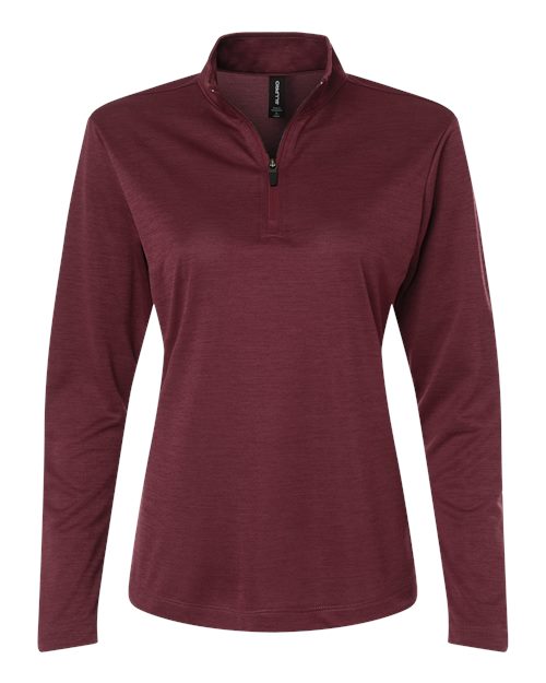 Women's Pro-Lock Performance Mélange Quarter-Zip Pullover – Front