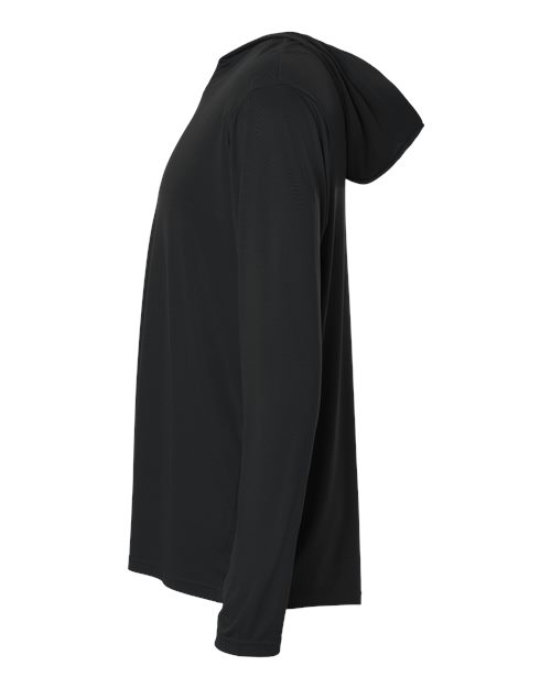 Unisex Pro-Lock Performance Hooded Long Sleeve T-Shirt – Detail