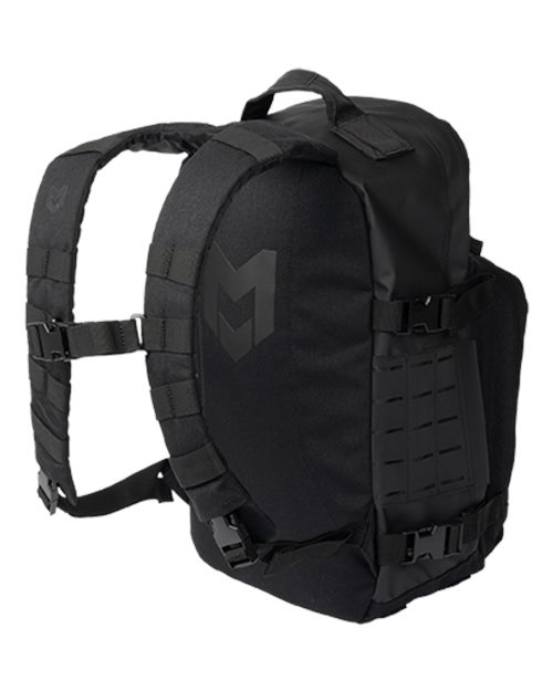 Delta 24L Black Backpack – Back