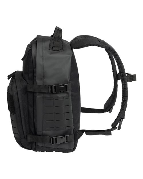 Delta 24L Black Backpack – Detail