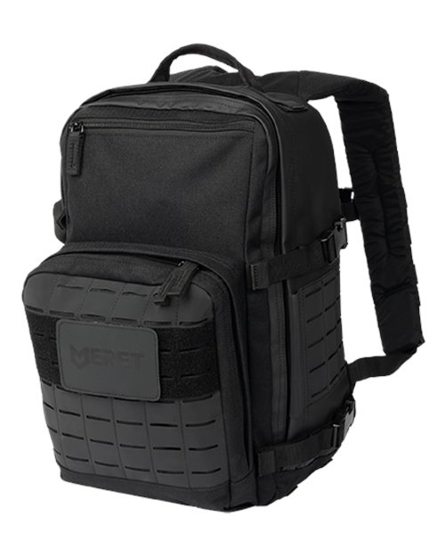 Delta 24L Black Backpack – Front