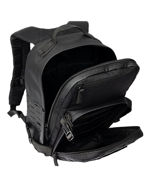 Delta 24L Black Backpack – Side