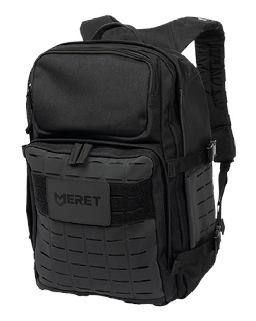 Delta 37L Black Backpack – Front