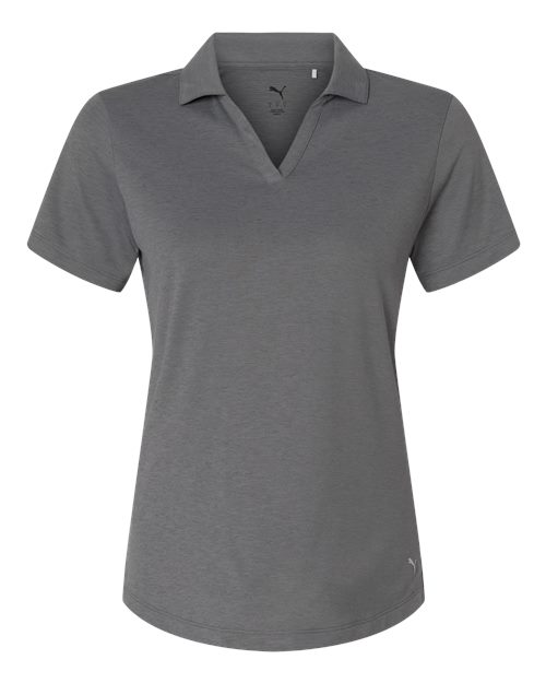 Womens Icon Heather Polo – Front