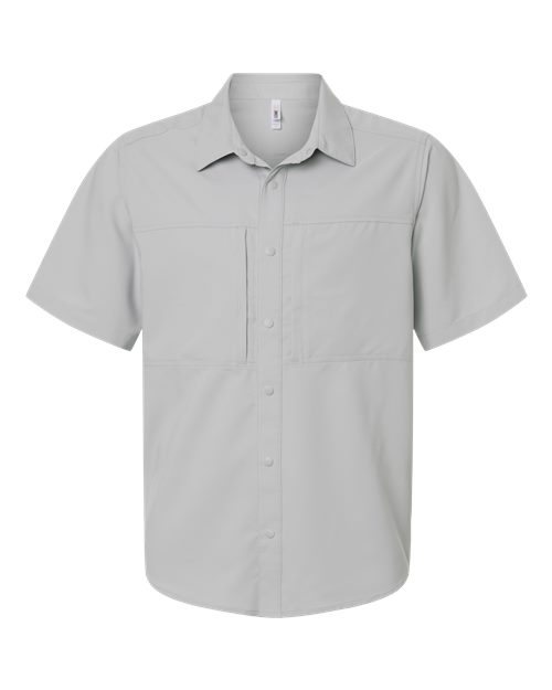 Men's UltraUVP Shoreline Short Sleeve Staff Shirt – Front