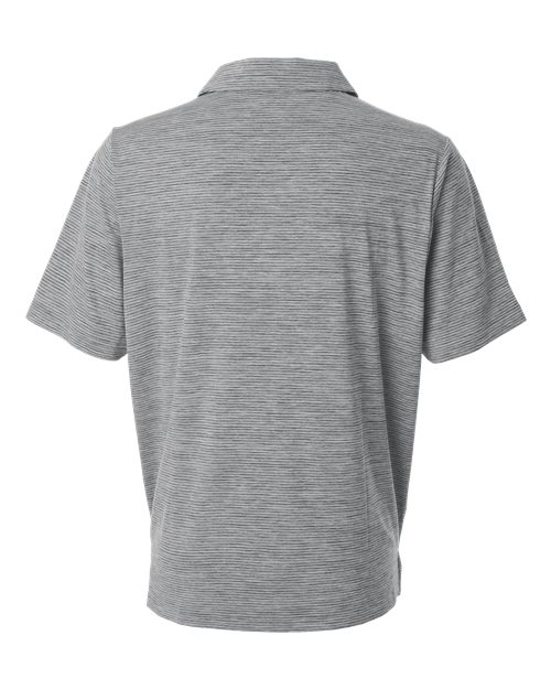 Men's Relay Heathered Stripe Polo – Back