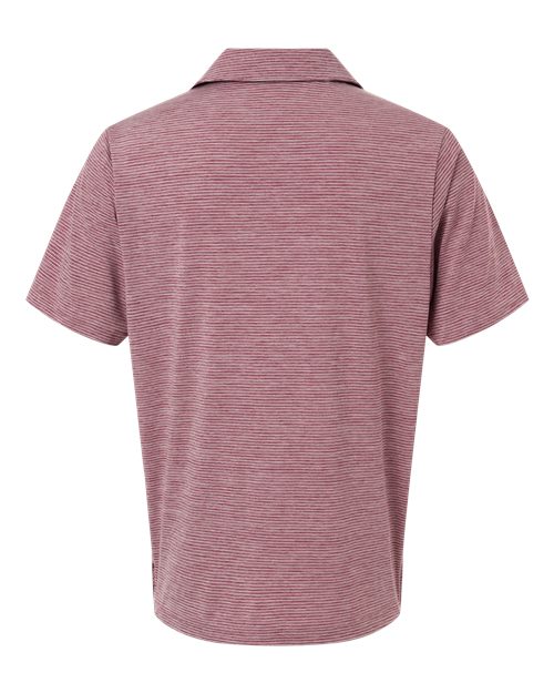 Men's Relay Heathered Stripe Polo – Back