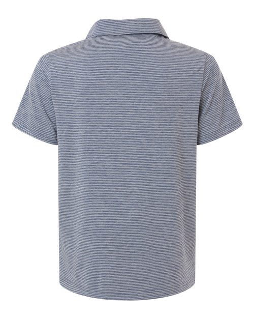 Women's Relay Heathered Stripe Polo – Back