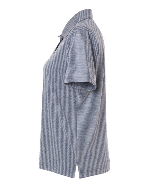 Women's Relay Heathered Stripe Polo – Detail