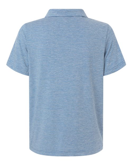 Women's Relay Heathered Stripe Polo – Back