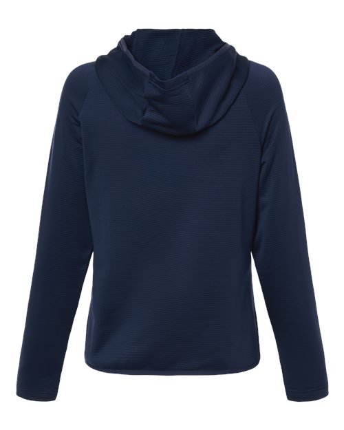 Women's Qualify Quarter-Zip Hooded Pullover – Back