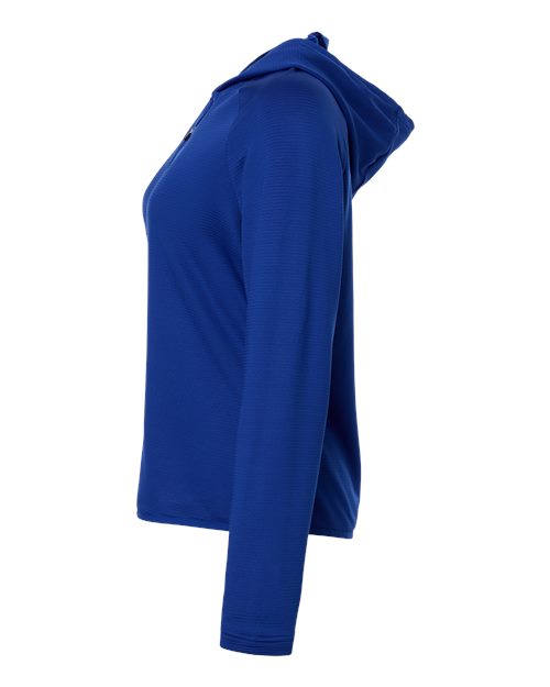 Women's Qualify Quarter-Zip Hooded Pullover – Detail