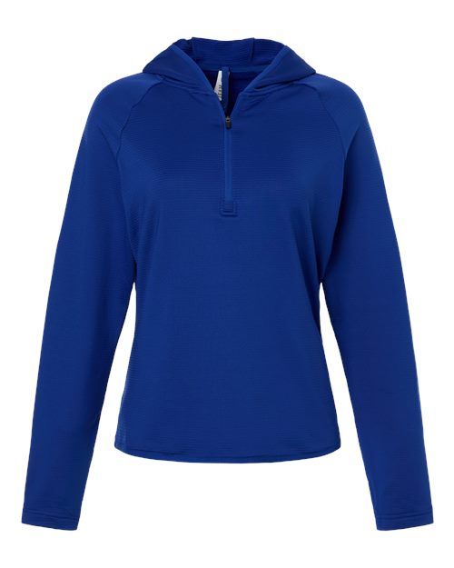 Women's Qualify Quarter-Zip Hooded Pullover – Front