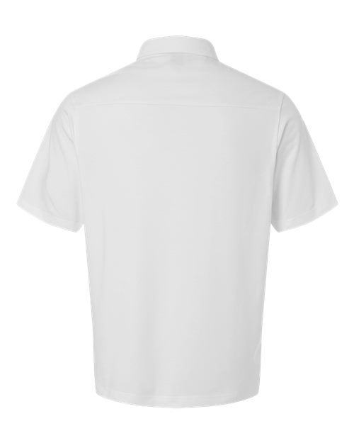 Men's Seaton Pebble Textured Polo – Back