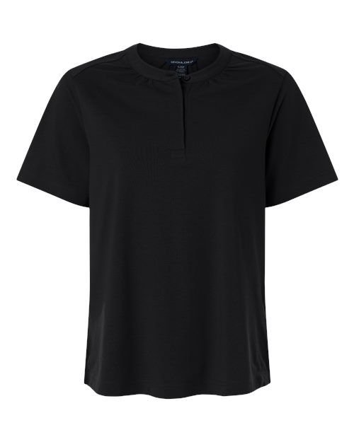 Women's Seaton Pebble Textured Polo – Front