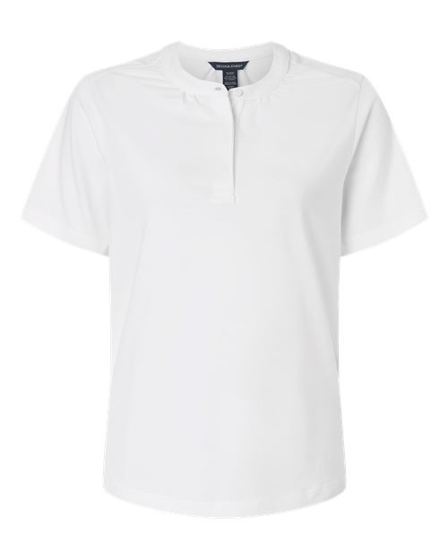 Women's Seaton Pebble Textured Polo – Front