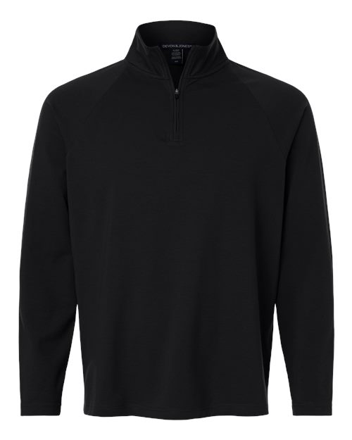 Men's Seaton Pebble Textured Quarter-Zip Pullover – Front