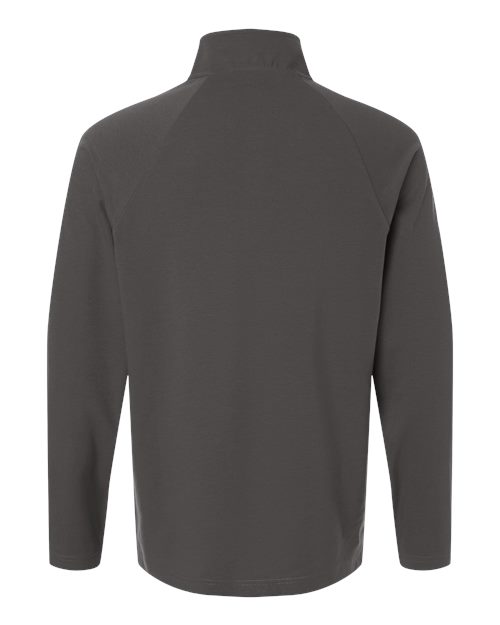 Men's Seaton Pebble Textured Quarter-Zip Pullover – Back