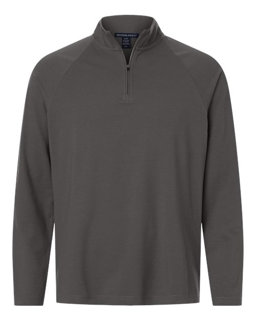 Men's Seaton Pebble Textured Quarter-Zip Pullover – Front