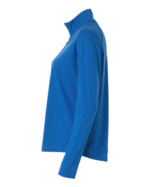 Women's Seaton Pebble Textured Quarter-Zip Pullover – Detail