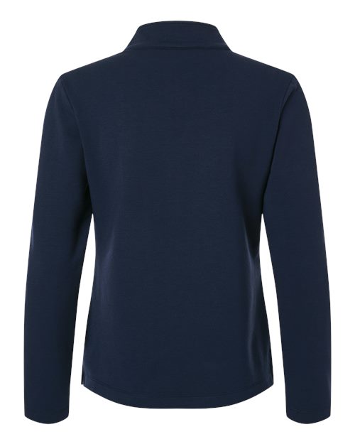 Women's Stretch Quarter-Zip Fleece Pullover – Back