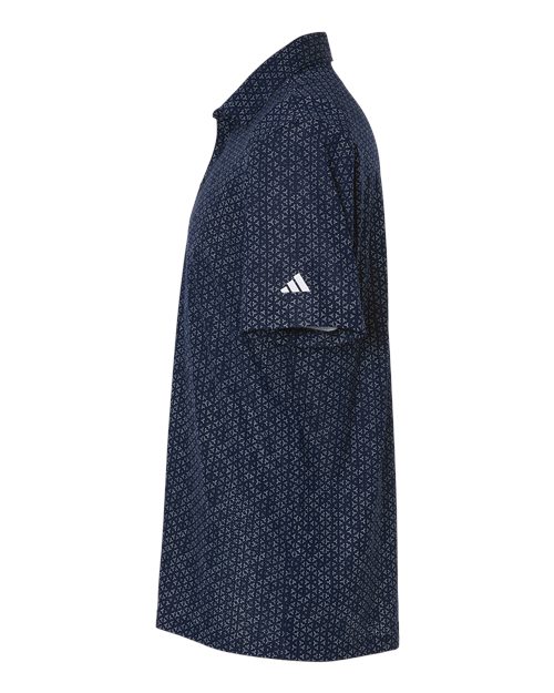 Men's Ultimate365 Mesh Tango Print Climacool Polo – Detail