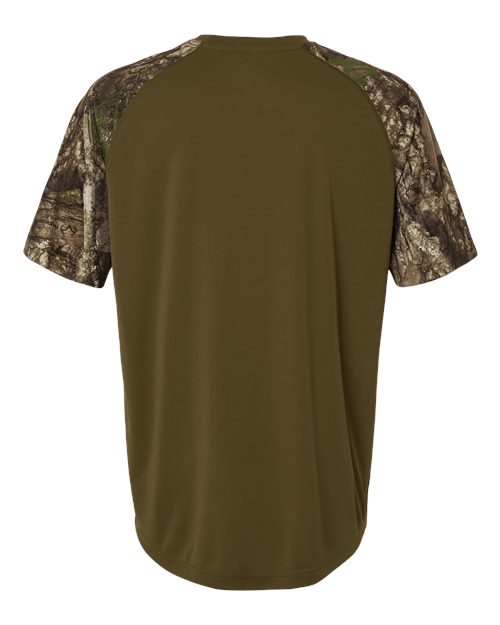 Unisex Realtree® Performance Colorblock T-Shirt – Back