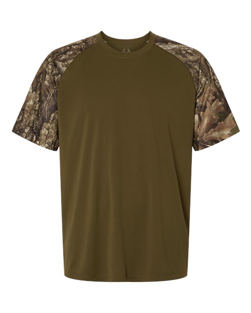 Unisex Realtree® Performance Colorblock T-Shirt – Front