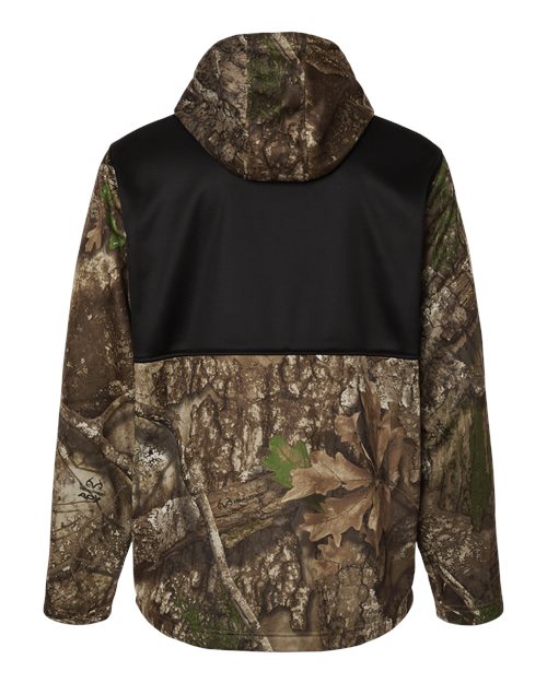 Unisex Realtree® Performance Colorblocked Full-Zip Hooded Sweatshirt – Back