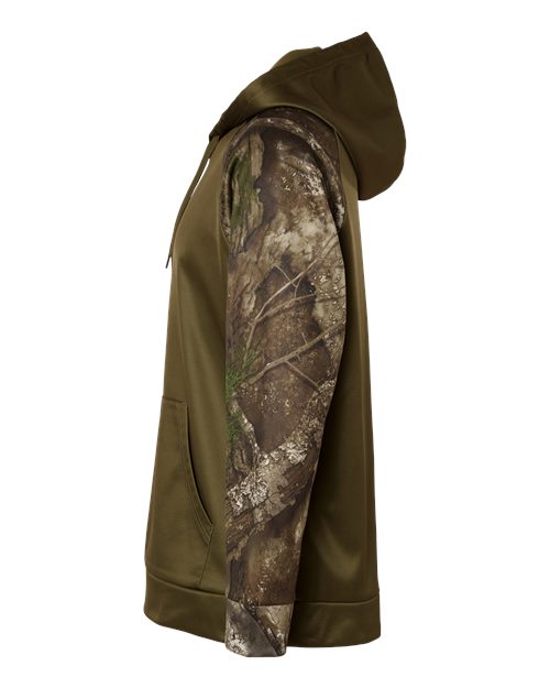 Unisex Realtree® Performance Colorblocked Hooded Sweatshirt – Detail