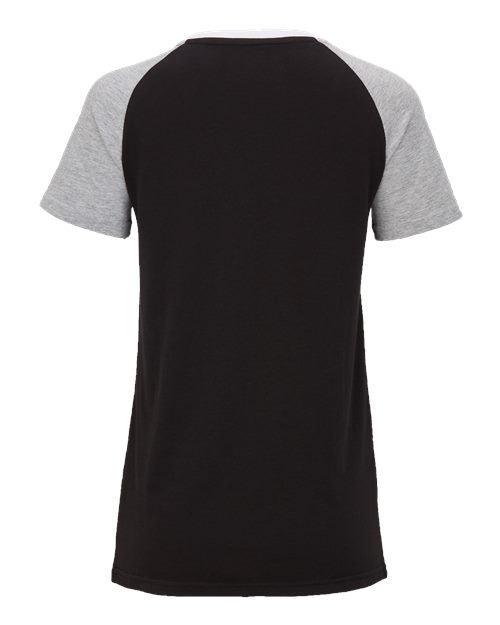 Women's Colorblocked V-Neck T-Shirt – Back