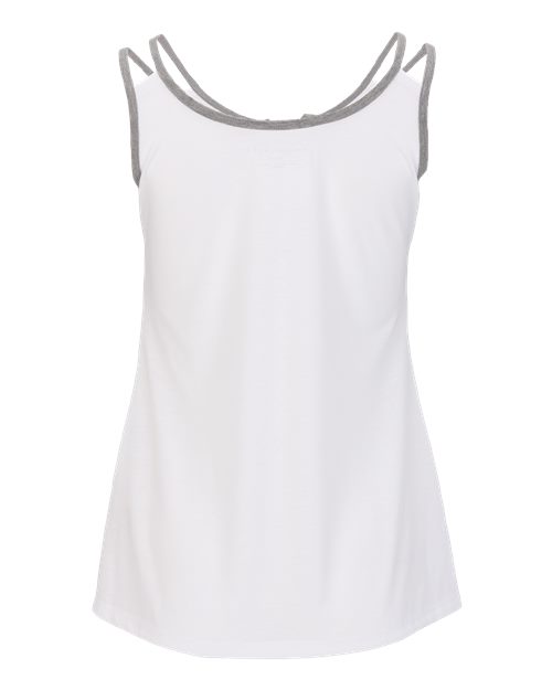 Women's Split Shoulder Tank Top – Back