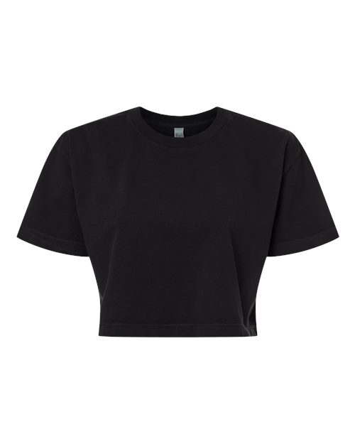 Women's Heavyweight Cotton Garment-Dyed Boxy Cropped Tee – Front