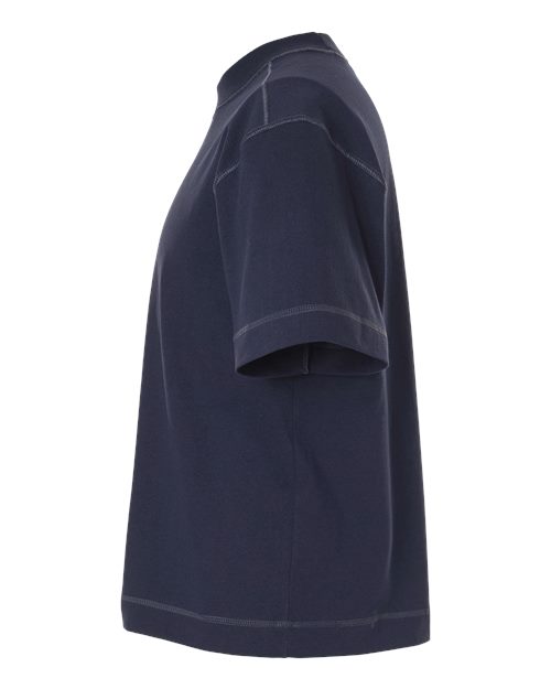 Unisex Heavyweight Cotton Boxy Tee – Detail