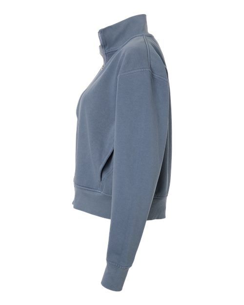 Women's Garment-Dyed Full-Zip Jacket – Detail
