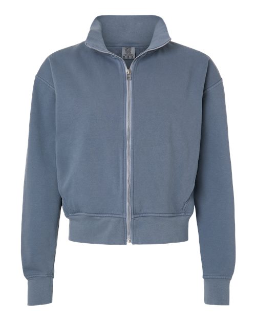 Women's Garment-Dyed Full-Zip Jacket – Front