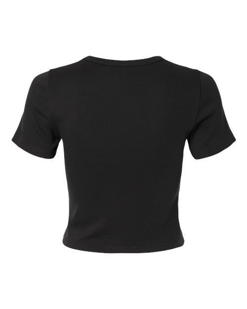 Women's Baby Rib Fitted Cropped Tee – Back