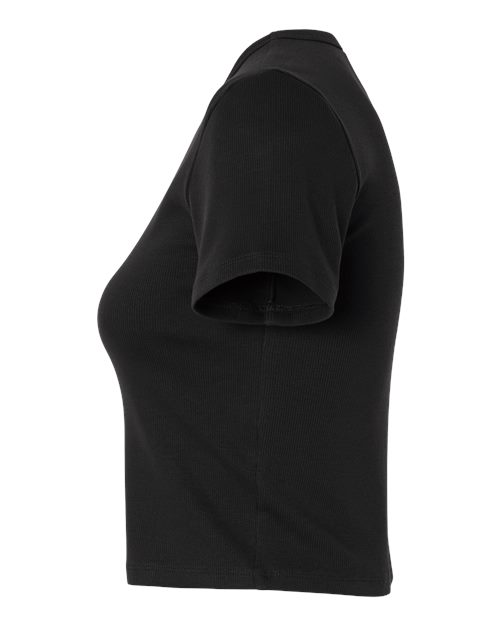 Women's Baby Rib Fitted Cropped Tee – Detail