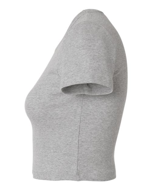 Women's Baby Rib Fitted Cropped Tee – Detail
