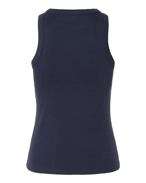 Women's Baby Rib Fitted Tank – Back