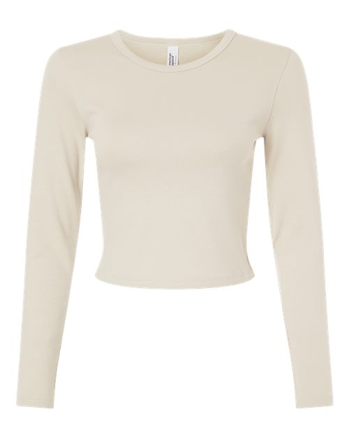Women's Baby Rib Long Sleeve Fitted Tee – Front
