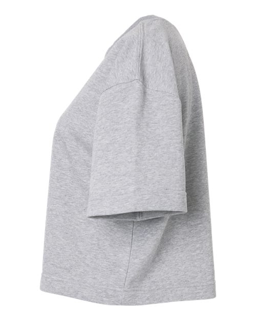 Women's French Terry Mid-Length Boxy Top – Detail