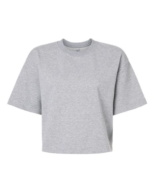 Women's French Terry Mid-Length Boxy Top – Front