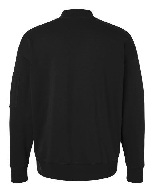 Unisex French Terry Bomber Jacket – Back
