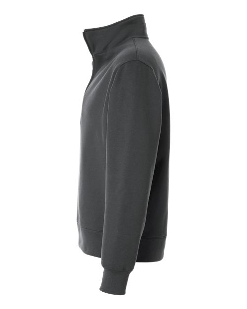 Unisex 10 oz Quarter-Zip Pullover Sweatshirt – Detail