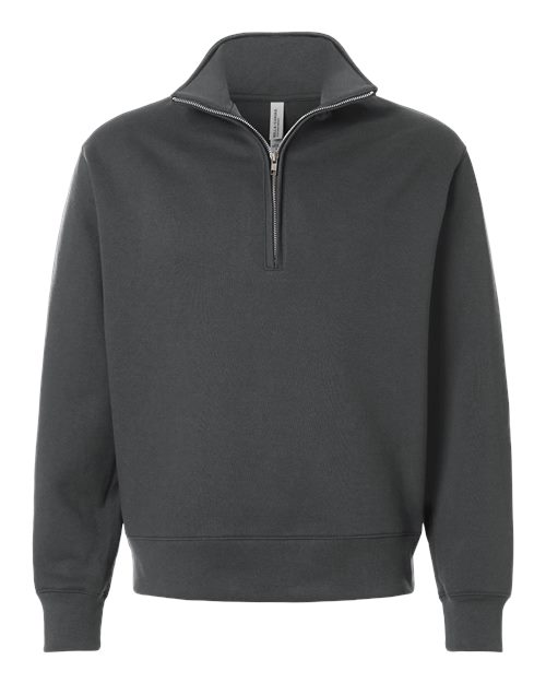 Unisex 10 oz Quarter-Zip Pullover Sweatshirt – Front