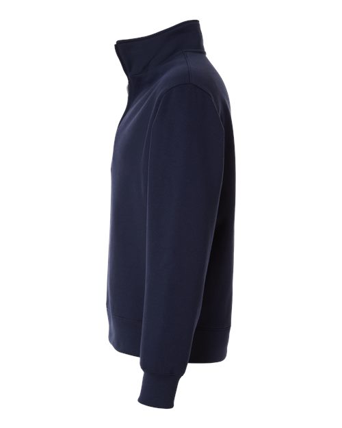 Unisex 10 oz Quarter-Zip Pullover Sweatshirt – Detail